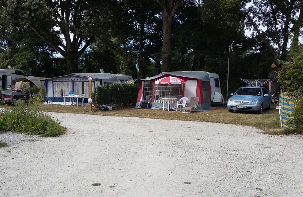 Emplacement camping - Camping 3 étoiles Larmor Baden Le Diben, Golfe du Morbihan