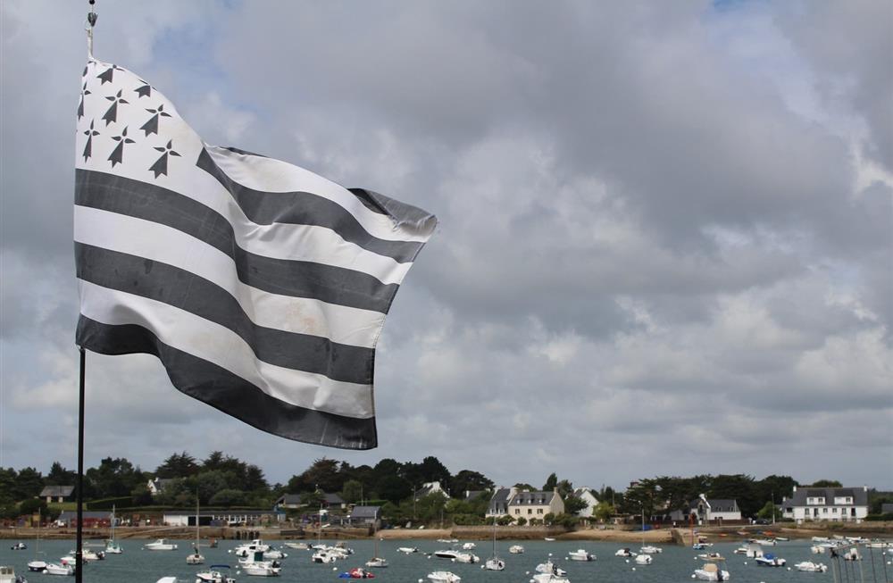 drapeau breton - Camping Le Diben, Larmor Baden, Golfe du Morbihan