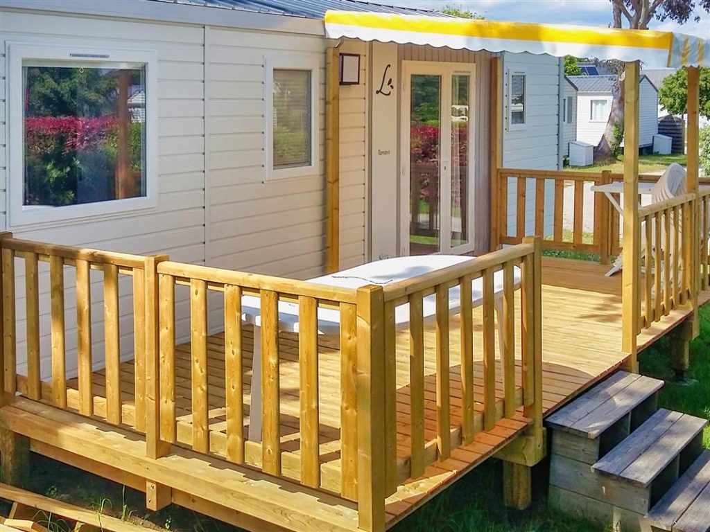 mobil home à louer au camping à larmor baden